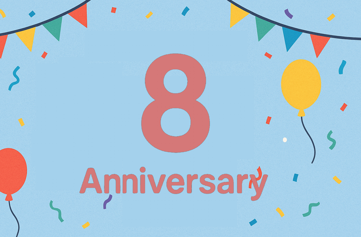 방송 8주년 기념